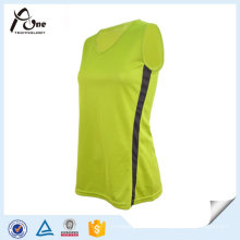 V-Neck Tank Top Wholesale Gym Wear para Mujeres